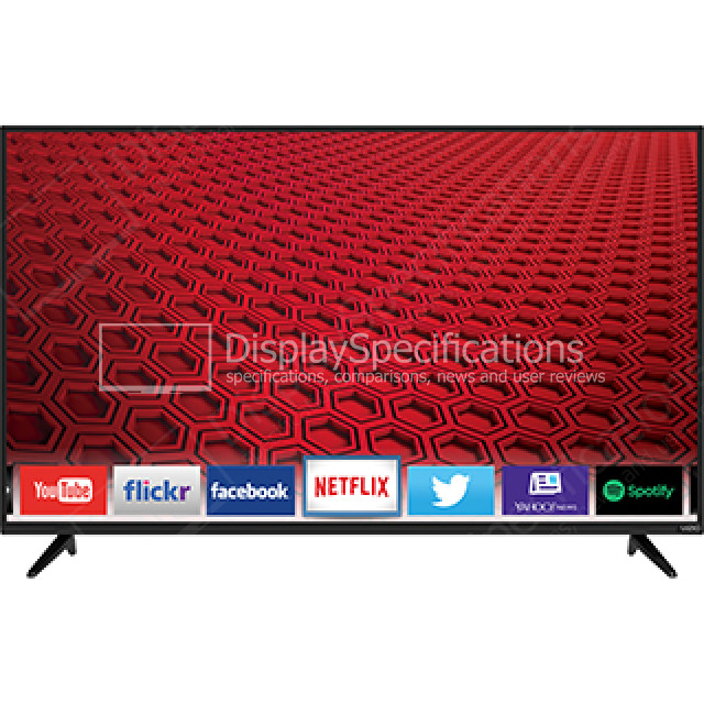 40" Vizio E40xC2 Depth