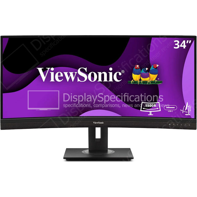 34.1" ViewSonic VG3409C - Height
