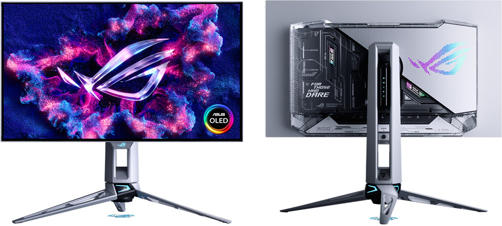 ROGSwiftOLED PG27AQWP-W 540Hzゲーミングモニター ROG Swift OLED PG27AQWP-W | 27 to 31.5 Inches | Gaming Monitors