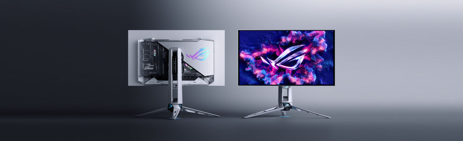 The 540Hz Asus ROG Swift OLED PG27AQWP-W is showcased at Gamescom 2025