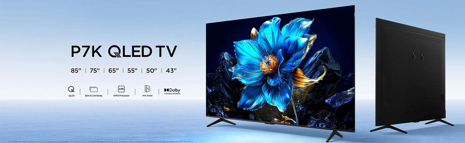TCL P7K specifications and features (2025 TCL 60Hz QLED TVs)